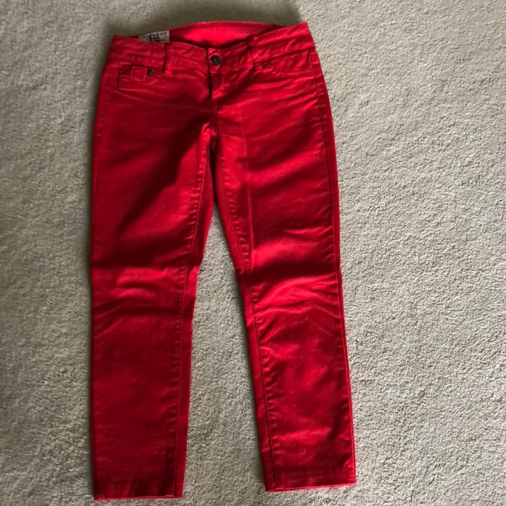 Red pants, juniors size 3